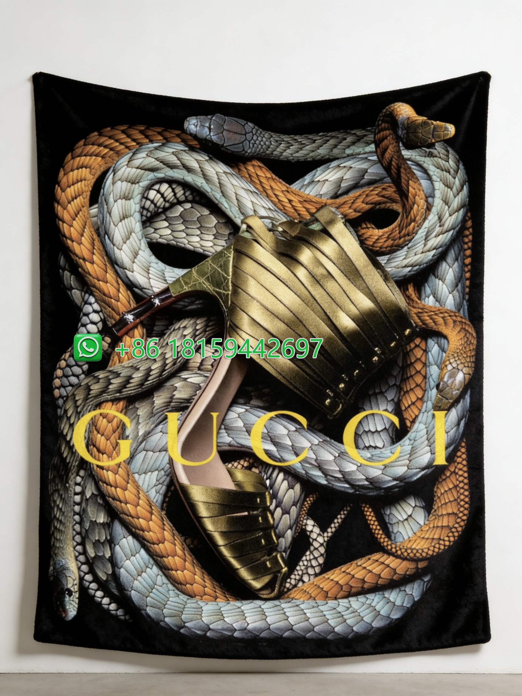 Gucci Throw Blankets